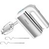SOKANY Frullatore manuale da 800 W, in acciaio inox, 5 velocità con pulsante di uscita, frusta manuale con 2 ganci e 2 fruste (CX-6651W)