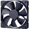 Fractal Design Dynamic X2 GP-12 PWM Computer Fan - Silent Fan - High Airflow - 120x120x25 mm - 2000RPM - FDB-Bearings - Trip Wire - Aerodynamically shaped struts - Black Edition (Single)