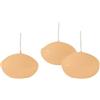 Cereria Di Giorgio - 20 Candele Galleggianti - Diametro 4.5 cm Altezza 2.7 cm - Colore Pesca - Durata 4 ore