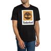 Timberland Uomo Maglietta Grafica Corta Colorata, Black, XXL