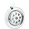 Kuuleyn Clacson per moto, clacson per moto universale cromato, impermeabile 110dB, 12V, 85mm, con copertura cromata a nido d'ape