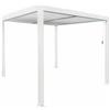 MSOGARI GAZEBO PERGOLATO BIOCLIMATICO 3X4 BIANCO