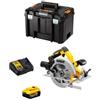 DeWalt Sega Circolare DeWALT DCS570P1T (1 x 5,0 Ah + DCB115 + TSTAK VI)