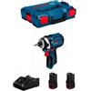 Bosch Avvitatore a massa battente BOSCH GDR 12V-105 (2 x 2,0 Ah + GAL12V-40 + L-Boxx 1