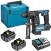 Makita Tassellatore MAKITA DHR171RTJ (2 x 5,0 Ah + DC18RC + MAKPAC 3)