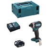 Makita Avvitatore ad Impulsi MAKITA DTD153RTJ1 (1 x 5,0 Ah + DC18RC + MAKPAC 2)