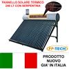 FP-TECH PANNELLO SOLARE TERMICO ACQUA CALDA 240L CON SERPENTINA PER PISCINA TERMOSIFONI