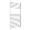 Kiamami Valentina Termoarredo scaldasalviette in Acciaio Bianco 50x77