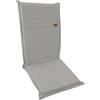 casaviva® Cuscino per Sedia Sdraio da giardino, Cuscino da esterno in Misto Cotone riciclato effetto Canapa, Sfoderabile, Imbottitura Extra, 50x90 cm, copri sdraio imbottito,Made in Italy