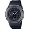 Casio Orologio Uomo Casio G-SHOCK Acciaio Nero Lucido Gomma GMA-S2100BB-1AER