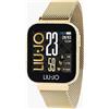 LIU JO Orologio Liu Jo Donna Smartwatch Acciaio Dorato Maglia Milano SWLJ012