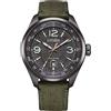 Citizen Orologio Uomo Citizen Eco-Drive Military Nero Data Cordura Verde AW1837-11H