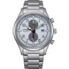 Citizen Orologio Uomo Citizen Eco Drive Cronografo Classic Data Acciaio Bianco CA7028-81