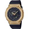 Casio Orologio Uomo Casio G-Shock Acciaio Dorato Lucido Gomma Nera GM-2100G-1A9ER