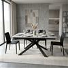 MIlani Home RIGEL - tavolo da pranzo allungabile da 120 cm