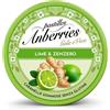 Anberries Gola e Voce Pastiglie Gommose Lime e Zenzero, 50g