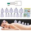ZJchao Coppettazione set, 12 tazze cinese Coppettazione set Vacuum massaggio Coppettazione kit, plastica Cupping Therapy Equipment set with pumping Handle, Cupping massaggi per alleviare