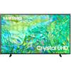 Samsung Series 8 TV UE75CU8070UXZT Crystal UHD 4K, Smart TV 75 Processore Crystal 4K, Adaptive Sound, Black 2023