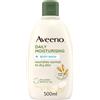 Aveeno Daily Moisturising Bagnodoccia Idratante Senza Sapone All'avena, Adatto Per Pelli Sensibili 500 Ml