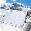 mizikuu Parasole Auto Parabrezza, Protezione Parabrezza Auto Raggi UV Telo Copri Vetro Auto Sole Antineve per la Maggior Parte dei Veicoli, 187 x147x 120 cm