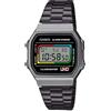 Casio Orologio Unisex X UNO Vintage Acciaio Nero Quarzo Digitale A168WEUC-1AER