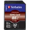 Verbatim Premium U1 SDHC 32GB* Memory Card 43963