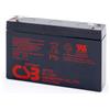 CSB GP672F1 Batteria ermetica al piombo 6V 7.2Ah faston 8,4 mm
