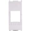 ALPHA ELETTRONICA Alpha 96-800-06.Adattatore Keystone per frutti RJ45 Vimar Plana Bianco
