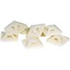 Faeg FG25158. Basetta adesiva per fascette BIANCA 25X25 Box/px 3000 100Pz