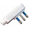 Faeg FG28515. Spina volante salvaspazio 2P+T 10A BIANCA in blister IP20D