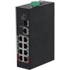 Dahua PFS3110-8ET-96.Switch Layer 2 unmanaged POE 8 porte Mbps+1Gbps+1SFP