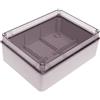 Faeg FG13527. Scatola di derivazione stagna, coperchio trasparente, parete liscie 240x190x90 IP56