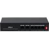 Dahua PFS3006-4ET-36.Switch unmanaged POE 4 porte 10/100Mbps+2Mbps Uplink