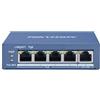 Hikvision Switch DS-3E0505P-E. Pro Series 5 porte unmanaged 4 Gbps PoE 60W+ 1 uplink Gbps