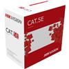 Hikvision Network Cable DS-1LN5E0-UU/E.Cavo Cat5e UTP Rame solido 0,5mm da esterno nero al metro