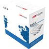 Hikvision Network Cable DS-1LN6-UE-W.Cavo Cat6 UTP Rame solido 0,53mm da interno grigio al metro