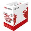 Hikvision Network Cable DS-1LN5E-S.Cavo Cat5e UTP Rame solido 0,5mm da interno grigio 305 m