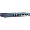 Hikvision Switch DS-3E0109P-E.Pro Series 9 porte unmanaged 8 Mbps PoE 115W + 1 uplink Mbps