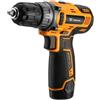 Deko Tools DKCD12XL01-H5S2. Trapano a batteria al Litio 12V con 2 batterie