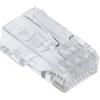 SIGNAL Plug di rete non schermato RJ45 Cat6 UTP passanti Pass-Through confezione 100Pz