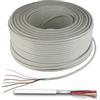 Kts FROHRC42K4(200) Cavo per sistemi di allarme allarme Frohr 2X0,75+4x0,22+T+S (200 mt)