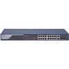 Hikvision Switch DS-3E0318P-E. Pro Series 18 porte unmanaged 16 Mbps PoE 230W + 2 Uplink Gbps