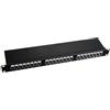 Alantec PK-S5-1.Pannello Patch Cat 5E STP 24 porte con staffa gestione cavi