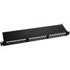 Alantec PK-S6-1.Pannello Patch Cat6 STP 24 porte con staffa gestione cavi