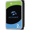 Seagate ST2000VX017. Hard Disk 3,5 2TB SkyHawk SATA3 Cache 256 Mb