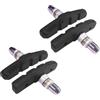 Chooee V-Brake - 2 paia di pastiglie freno per Shimano, 55 mm, colore: Nero