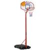 GARLANDO DETROIT Impianto Basket Altezza Regolabile h 210-260 cm - Base Zavorrabile con ruote di trasporto