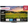 THOMSON TV THOMSON QLED 65" FRAME LESS 65QG5C14 GOOGLE 4K DVB-T2/S2 UHD 3840x2160 DARK GREY CI+ SLOT 4xHDMI 2xUSB Vesa