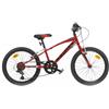 DINO BIKES Bicicletta 20 Pollici MTB Mountain Bike con Cambio 6 Marce