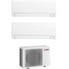 MITSUBISHI Climatizzatore Dual Split Inverter 9000 + 12000 Btu Condizionatore con Pompa di Calore Classe A+++/A++ (Unità Interna + Unità Esterna ) - MSZAY25VGKP + MSZAY35VGKP + MXZ2F53VF3 MSZ AY